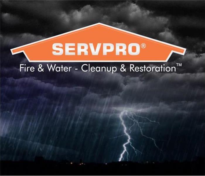 Image of storm with SERVPRO logo